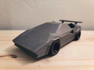 Low Poly Lamborghini Countach