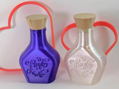 Love Potion Bottle with Cork | Vase Mode