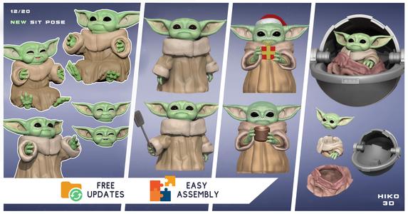 The Child – GROGU – Baby Yoda – The Mandalorian – Star Wars