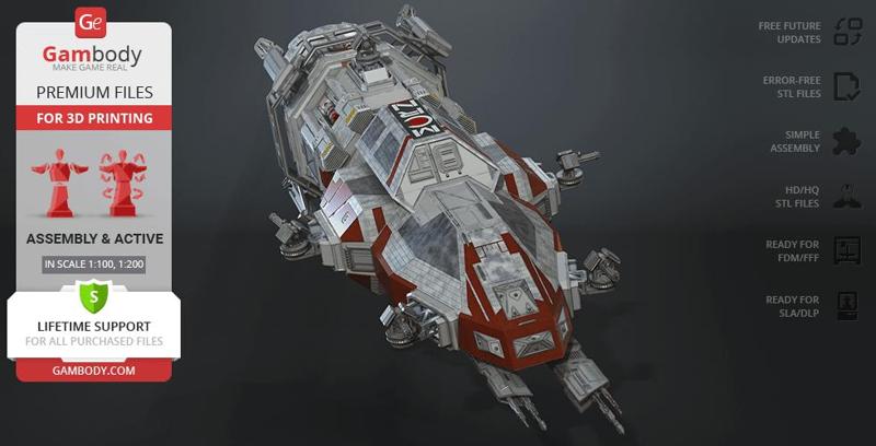 Rocinante 3D Printing Model | Assembly