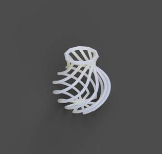Open spiral vase