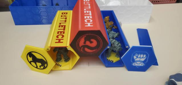 BattleTech lance transport tube