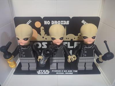 Bith Trio Backers and Nameplate