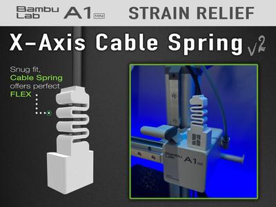 A1 / A1 mini X-Axis Cable Spring
