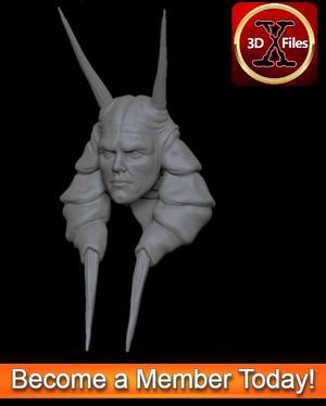Star wars HotToys Head sculpt – Mas Amedda Chagrian – Black Series – Hottoys – 1:12 a