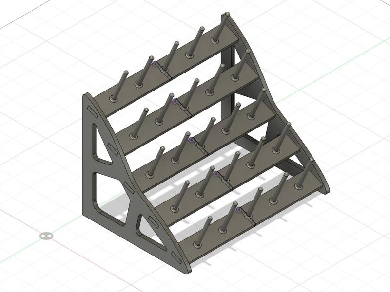 Modular Thread & Yarn Spool Holder