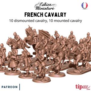 Cavalry – French army WW2 – 28mm for wargame