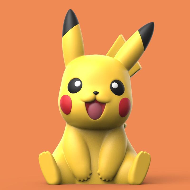 Chibi Pikachu (Easy Print No Supports)