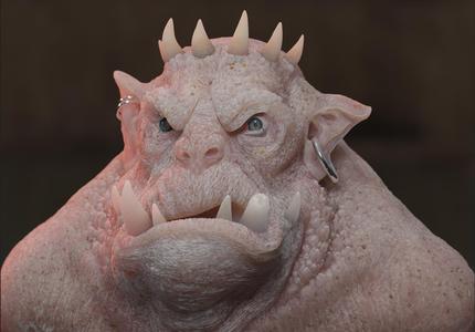 Ogre Bust- Blorb 100mm