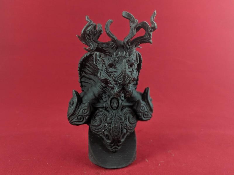 armored dragon bust