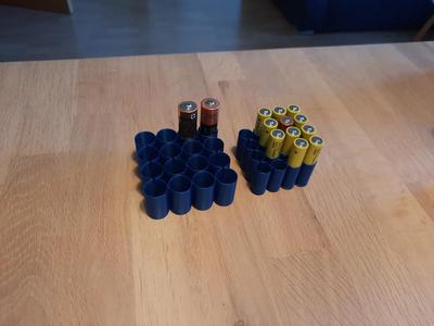 Vase Mode Battery Holder – 16xAA or 16xAAA