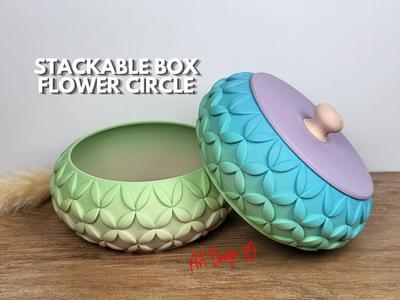 Jewelry Box Stackable Flower Circle