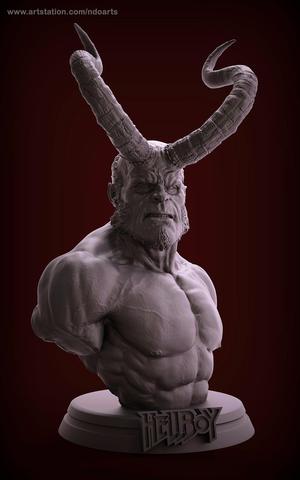 HellBoy Bust