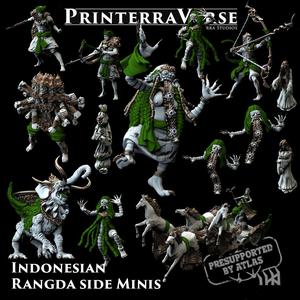 006 EMERALD Indonesian Myth Rangda Side Minis