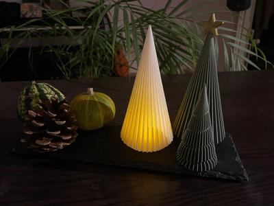 Modern Vase Mode Christmas Tree (tea light compatible)