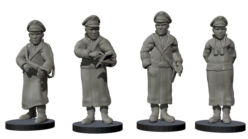 Gestapo – French army WW2 – 28mm for wargame