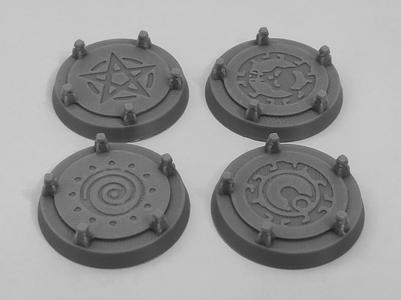 32mm Miniature Model Bases – Summoning Circles