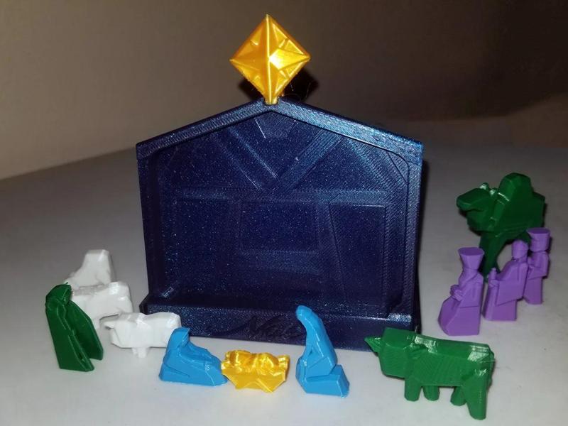 Low Poly Pocket Nativity