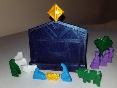 Low Poly Pocket Nativity