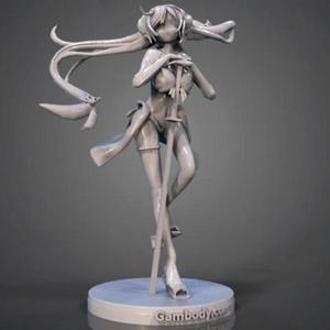 Anime Girl 3D Printing Figurine | Static