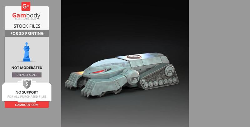 Thundertank Thundercats STL files for 3D Printing  | Assembly Model