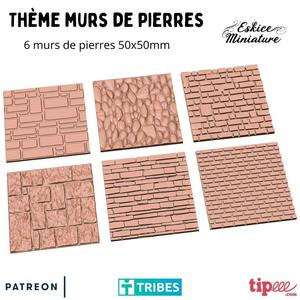 Walls – Models for wargame & diorama scenery by Eskice Miniature