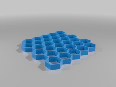 Honeycomb coaster