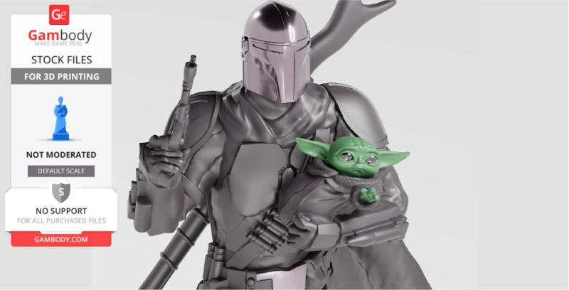 Baby Yoda and The Mandalorian