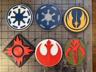 Star Wars Emblem Signs & Magnets (6 Kinds!)