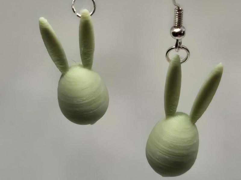 Easter earrings Egg/Bunny