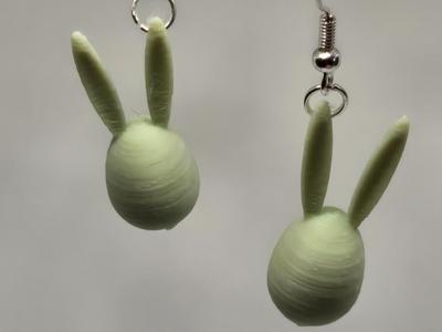 Easter earrings Egg/Bunny