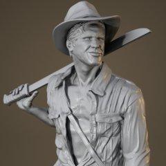Indiana Jones 3D Printing Figurine | Assembly