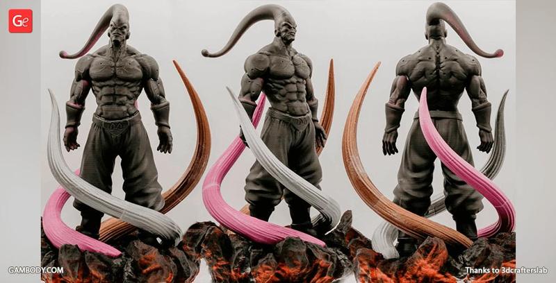 Super Buu 3D Printing Figurine | Assembly