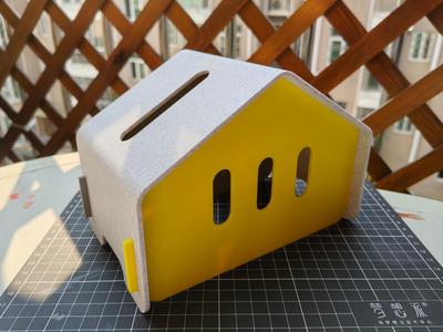Snow House Tissue Box (No AMS required)