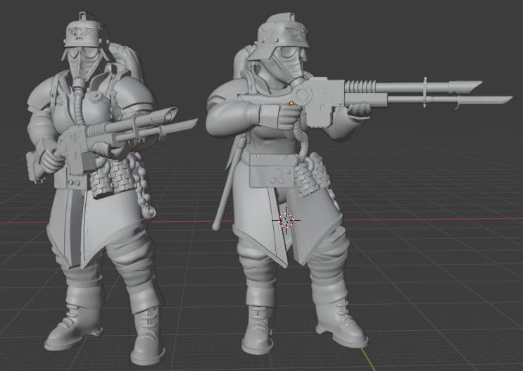 Female Krieg Trenchfighter