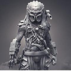 Elder Predator 3D Printing Figurine | Assembly
