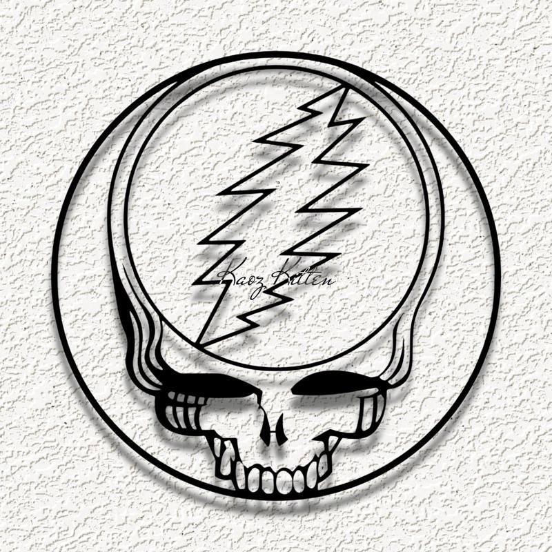 grateful bolt wall art