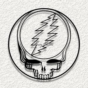 grateful bolt wall art