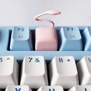 mew keycap mechanical keyboard