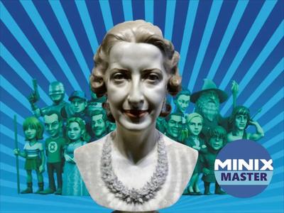 bust of evita perón