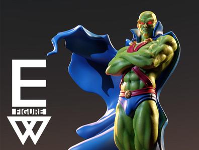 MARTIAN MANHUNTER- 3D STL READY TO PRINT
