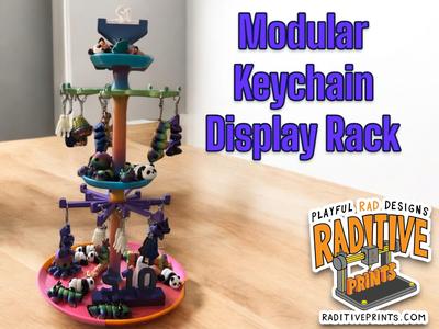 Spinning Modular Keychain Display Rack