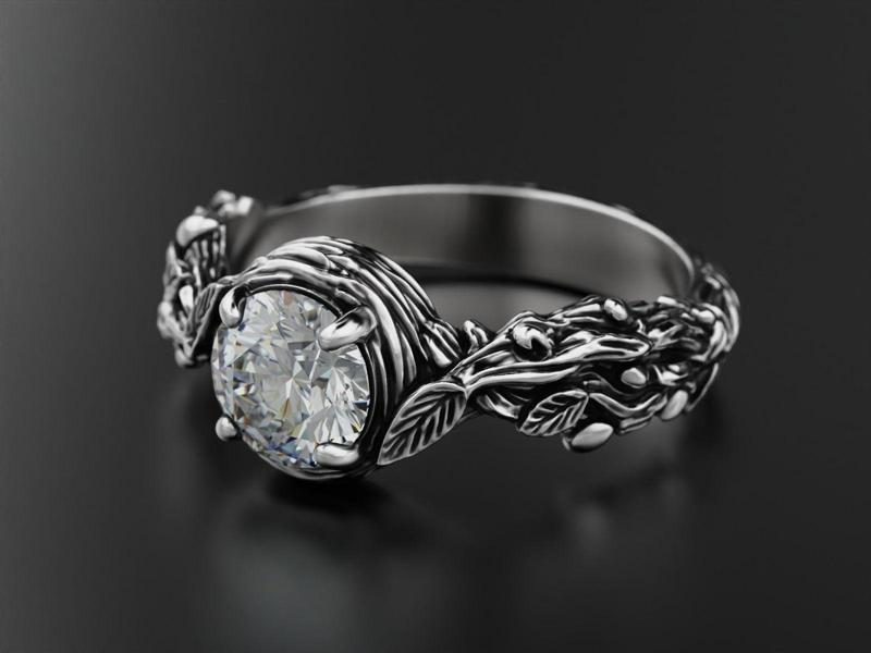 Tree Branch Engagement Ring