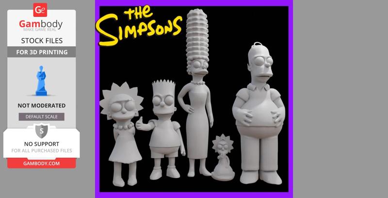 THE SIMPSONS Family pack