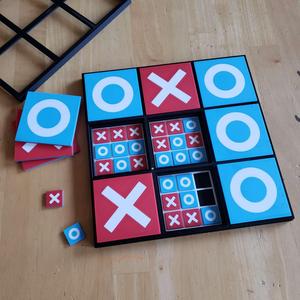 Ultimate All-In-One Tic-Tac-Toe Game with Lid