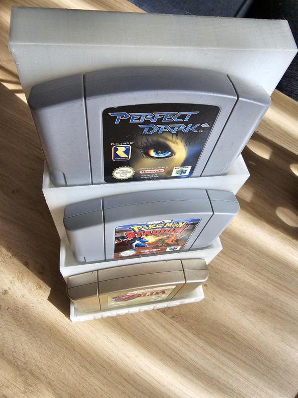 Nintendo 64 Cartridge Display Stand N64