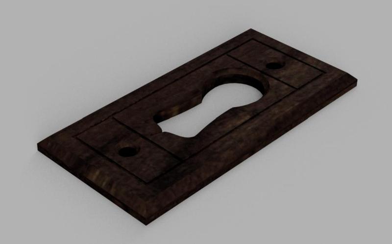 Victorian Style Keyhole Cover