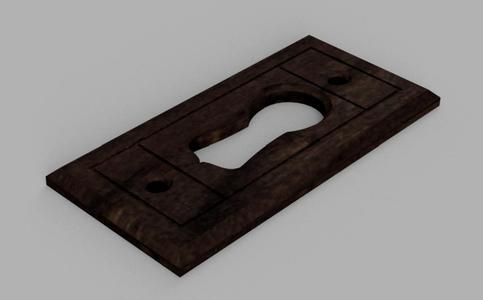 Victorian Style Keyhole Cover