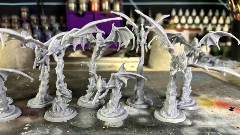 tyranids flight stands 32mm