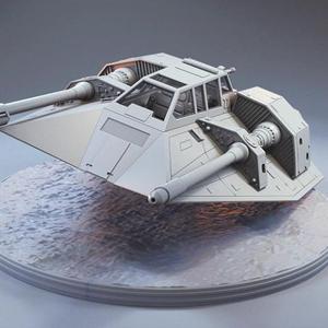 T-47 Snowspeeder 3D Printing Model | Assembly